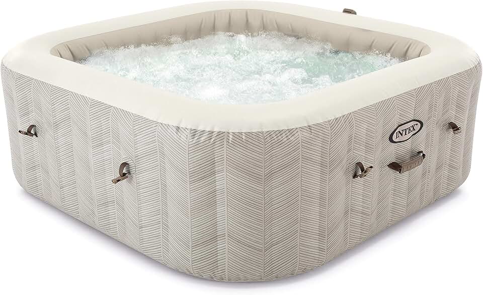 bleujardin - Pure Spa Chevron série 6 places - spa gonflable confortable 28472EX