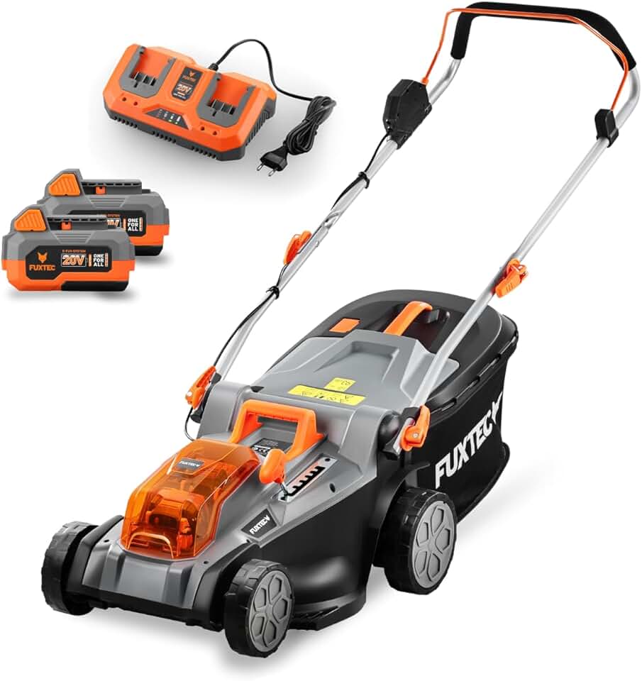 bleujardin - Tondeuse à Gazon E2RM43 - 43cm, 40L, Hauteur réglable, Batterie 40V E2RM43