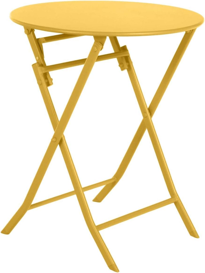 bleujardin - Greensboro série - Ø70cm pliante 2 places acier renforcé