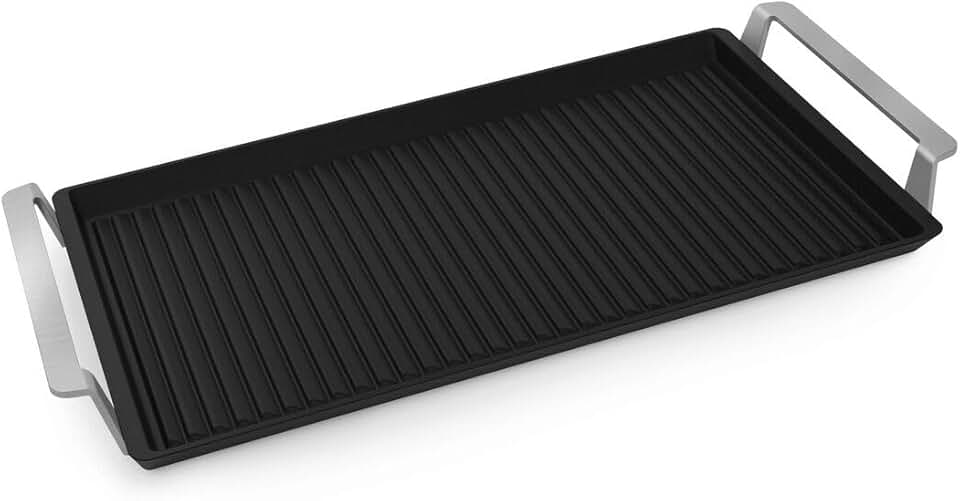 bleujardin - Plancha Grill 2.0 - pour four/feu - céramique antiadhésive - E9HHPG11