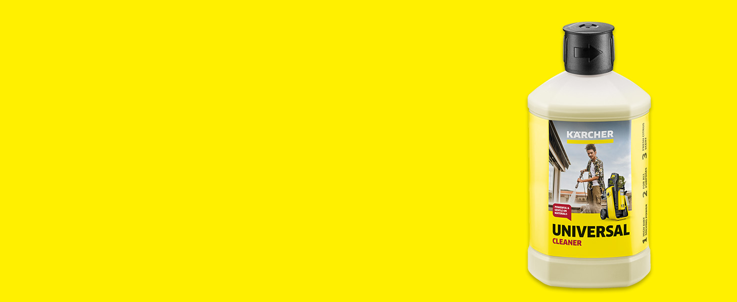 Photographie du produit d'un petit contenant cylindrique sur fond jaune vif, montré sous plusieurs angles.
