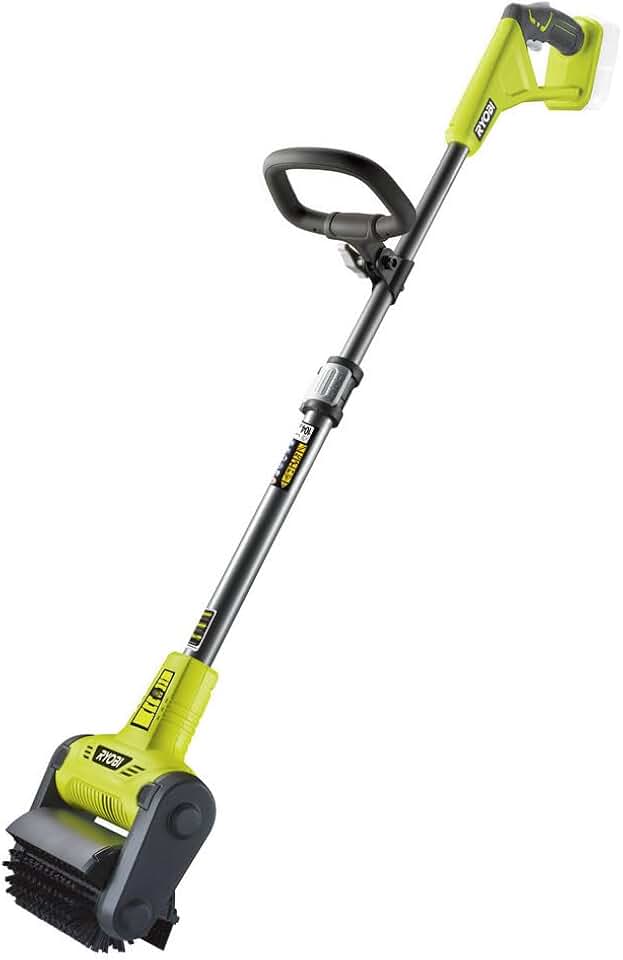 bleujardin - Nettoyeur sol One+ 18V - 16,2 cm - Brosse nylon, poignée ergonomique - RY18PCB-0