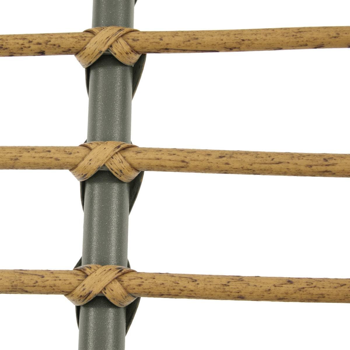 bleujardin - Paopao graphite 4 places - jardin - anti-rouille, coussins confortables