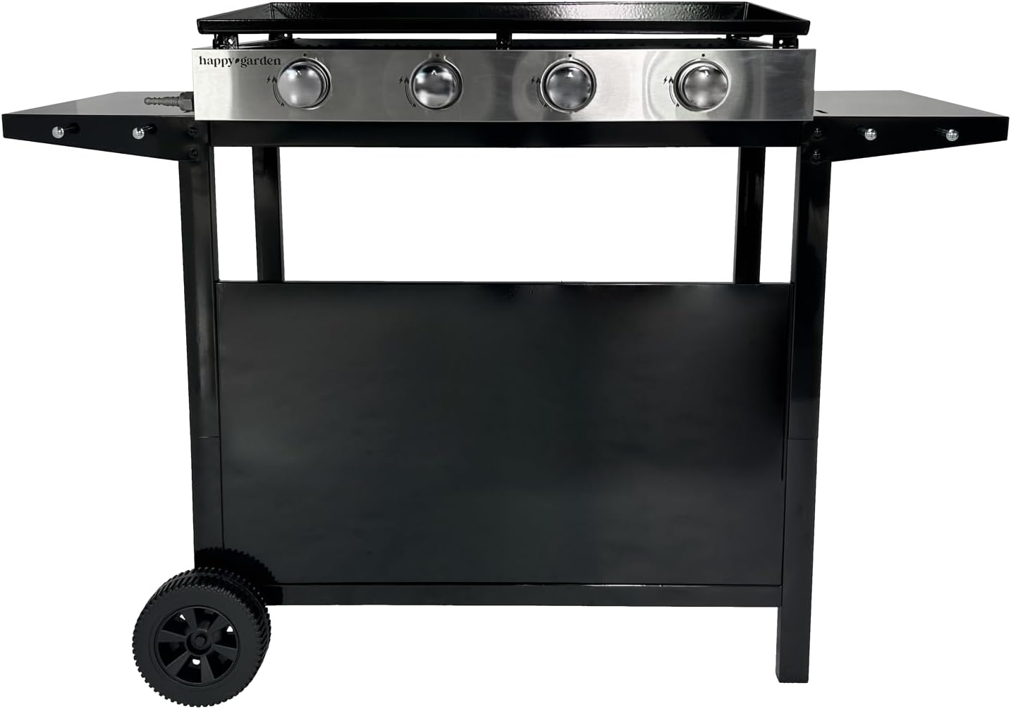 bleujardin - Plancha Mérida 4 brûleurs avec chariot - gaz - 78x41 cm