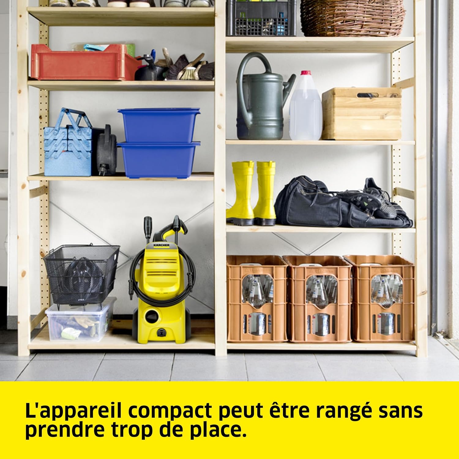 bleujardin - K4 Classic - 4,6kg - 130 bar, 420 l/h, kit voiture, Rotabuse