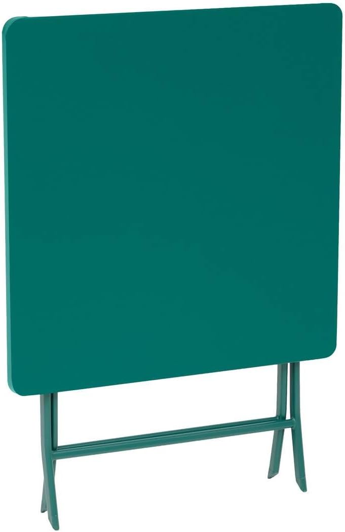 bleujardin - Greensboro Opale - 2 places - Acier renforcé antirouille, 55x55 cm