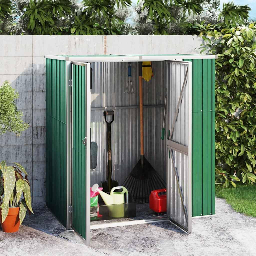 bleujardin Abri à Outils de Jardin Vert 161x89x161 cm Acier galvanisé, Maison & Jardin, Pelouses & Jardins, Vie en extérieur, Structures extérieures, Cabanes & abris de Jardin, Vert, (Poids 29.62KG)