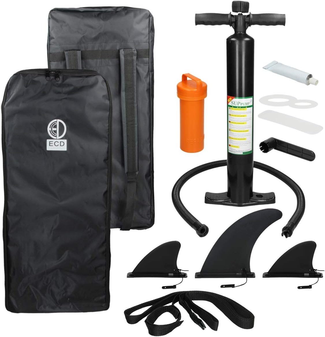 bleujardin - Stand Up Paddle gonflable - 305/308/320/380 cm - PVC, 120/150 kg, 10/15 cm