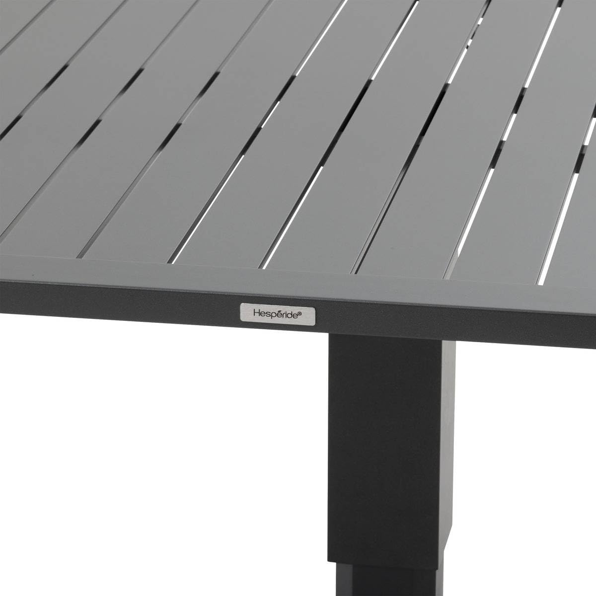 bleujardin - Salimia - table carrée relevable 110x110x69cm - aluminium