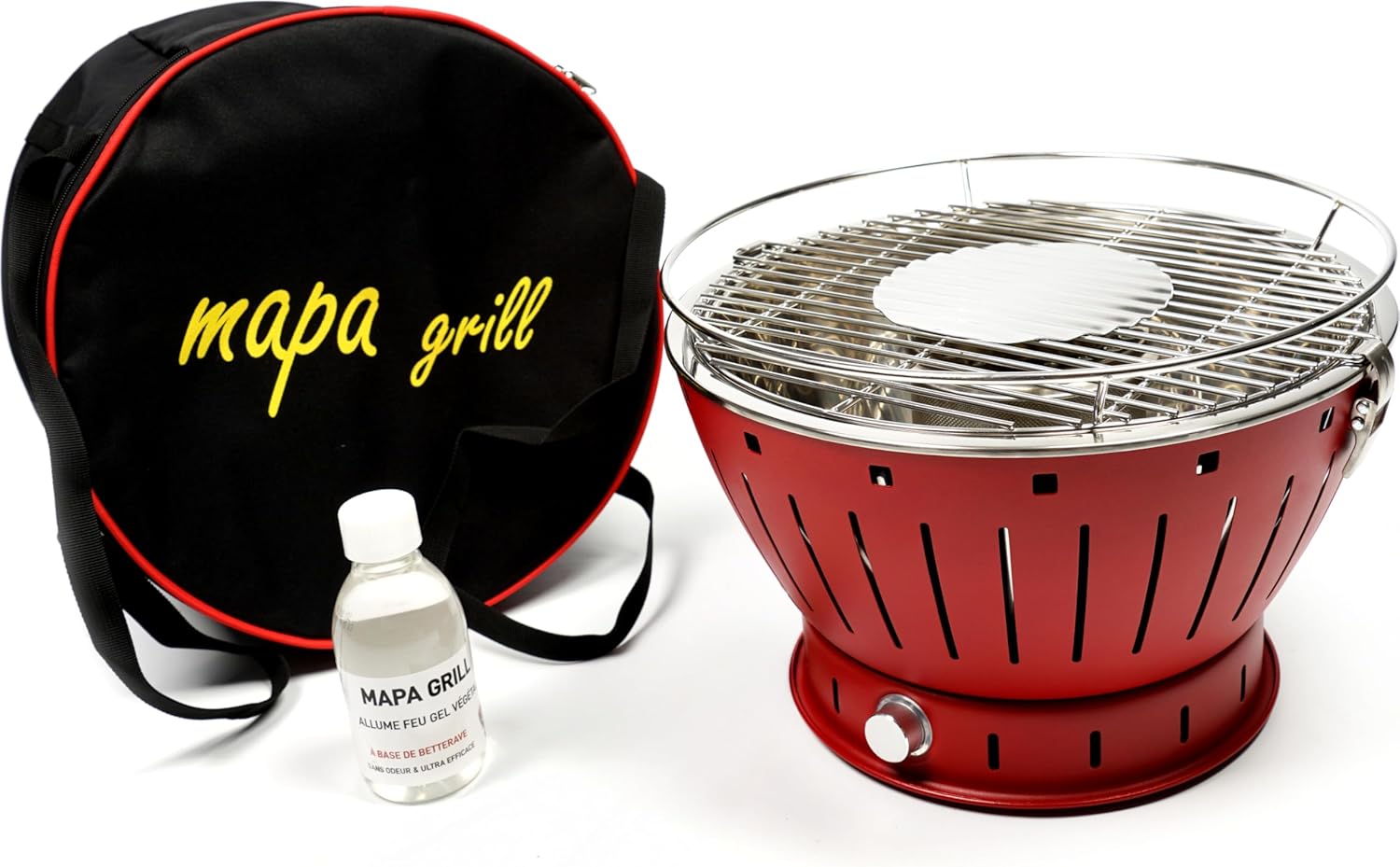 bleujardin - Barbecue portable 35cm - charbon - sans fumée