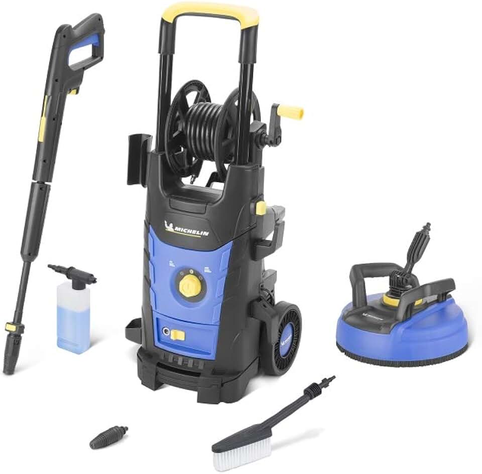 bleujardin - Nettoyeur HP MPX25EHDSP - 2500W, 170bar, 500l/h, Double Speed, Patio, Brosse - MPX25EHDSP
