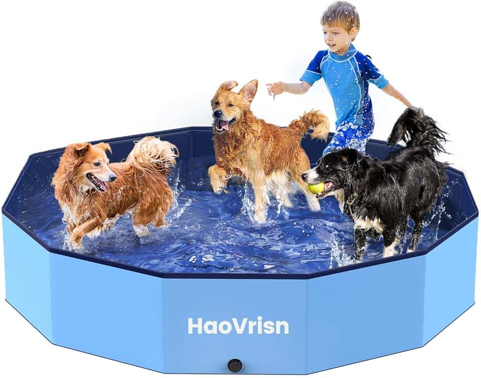 bleujardin - Piscine Série Rustines - 120x30cm - PVC épais antidérapant, valve de vidange - bleujardin