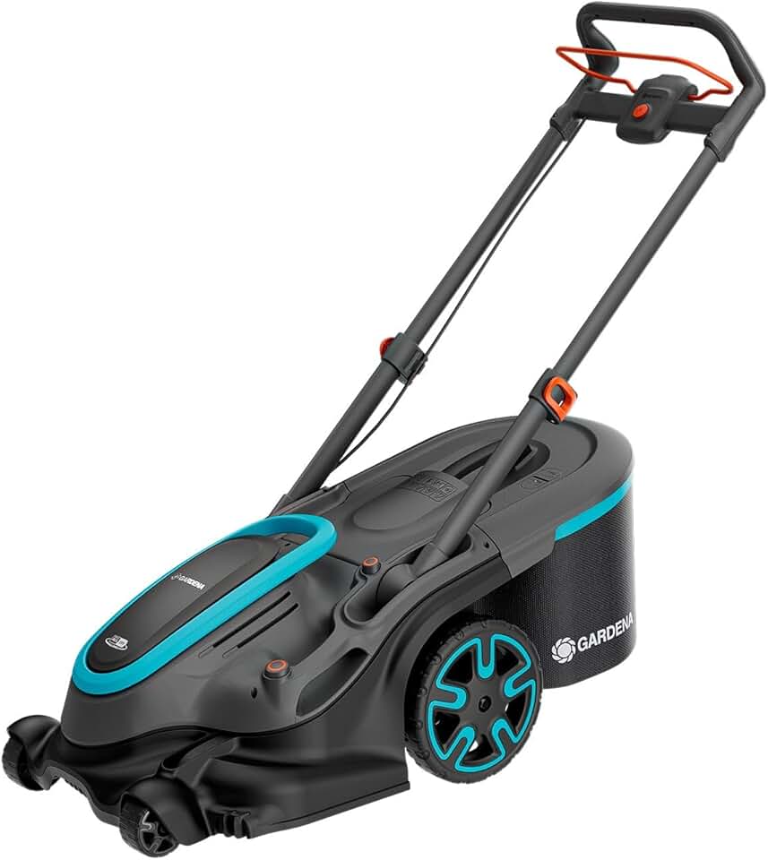 bleujardin - PowerMax Duo - 46 cm - tondeuse haute performance à double lame, batterie P4A, 4636V