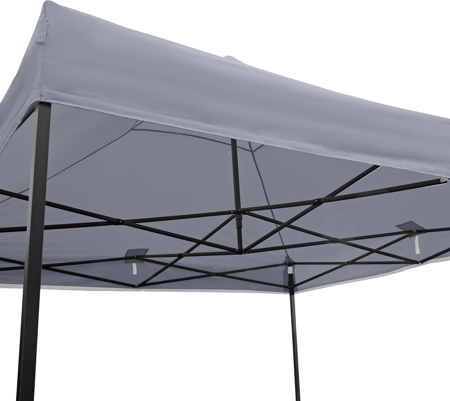 bleujardin - Tonnelle série résistante - 3x3m - étanche, gris métallisé