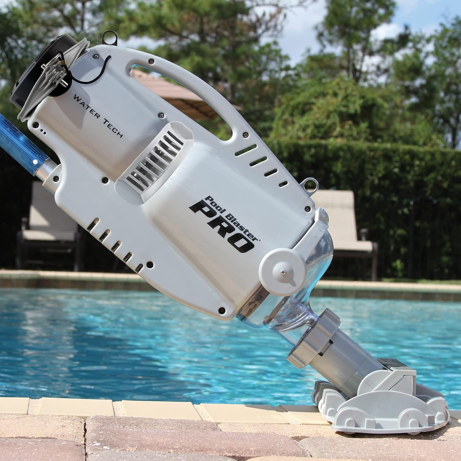 Water Tech bleujardin Pro 900 Aspirateur de piscine, aspirateur de piscine avec moteur P40 Heavy Duty bleujardin, aspirateur à main pour piscine et spa