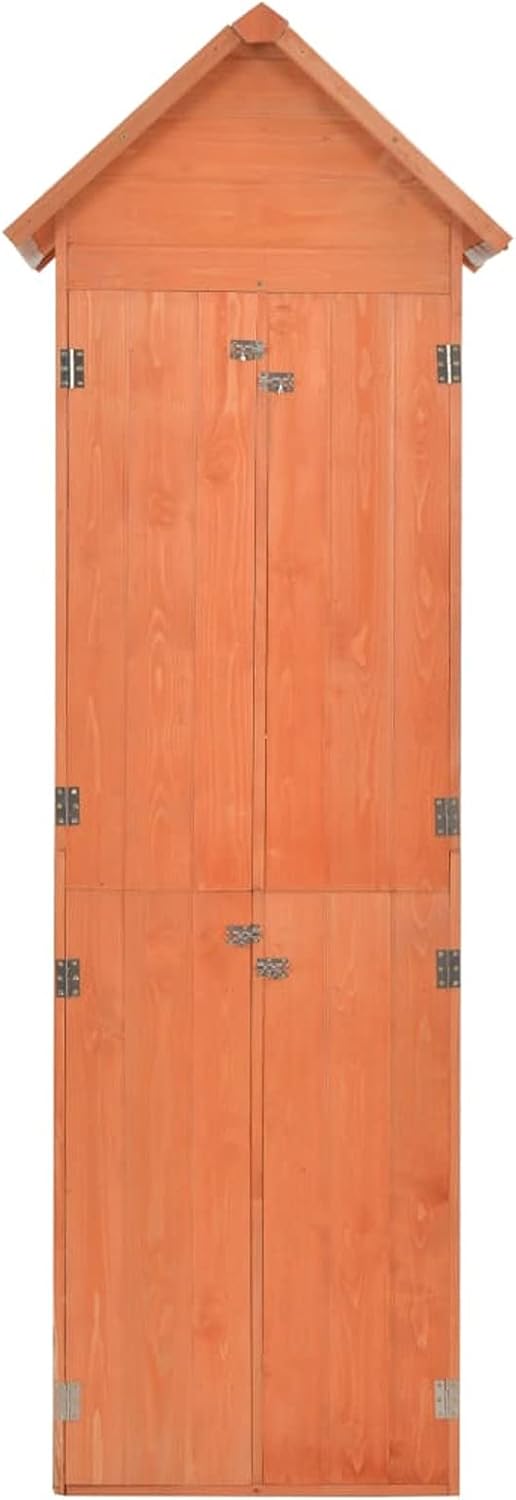 Abri de rangement de jardin, Armoire de terrasse, abri d'extérieur, coffres pour jardin, abri de jardin, abri de jardin, 71 x 60 x 213 cm
