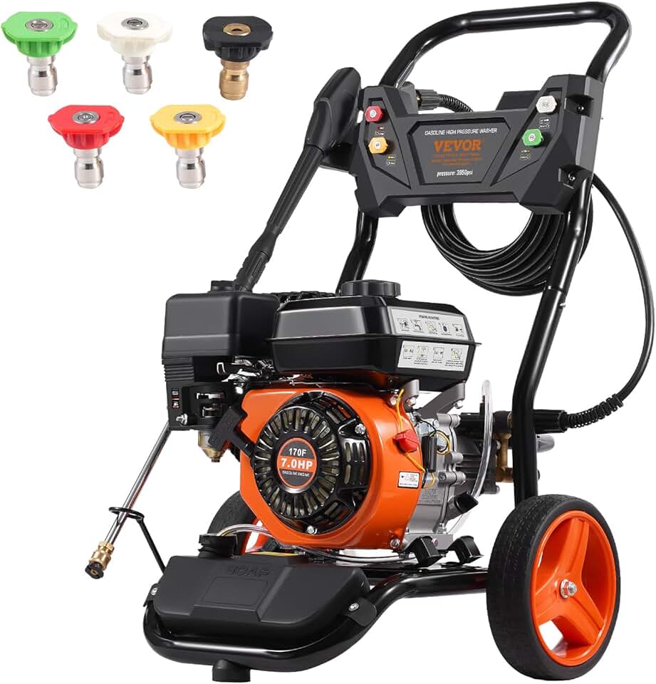 bleujardin - nettoyeur haute pression, 3950 PSI, 10 L/min, pompe cuivre