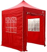 bleujardin Tonnelle étanche 2 x 2 m Rouge
