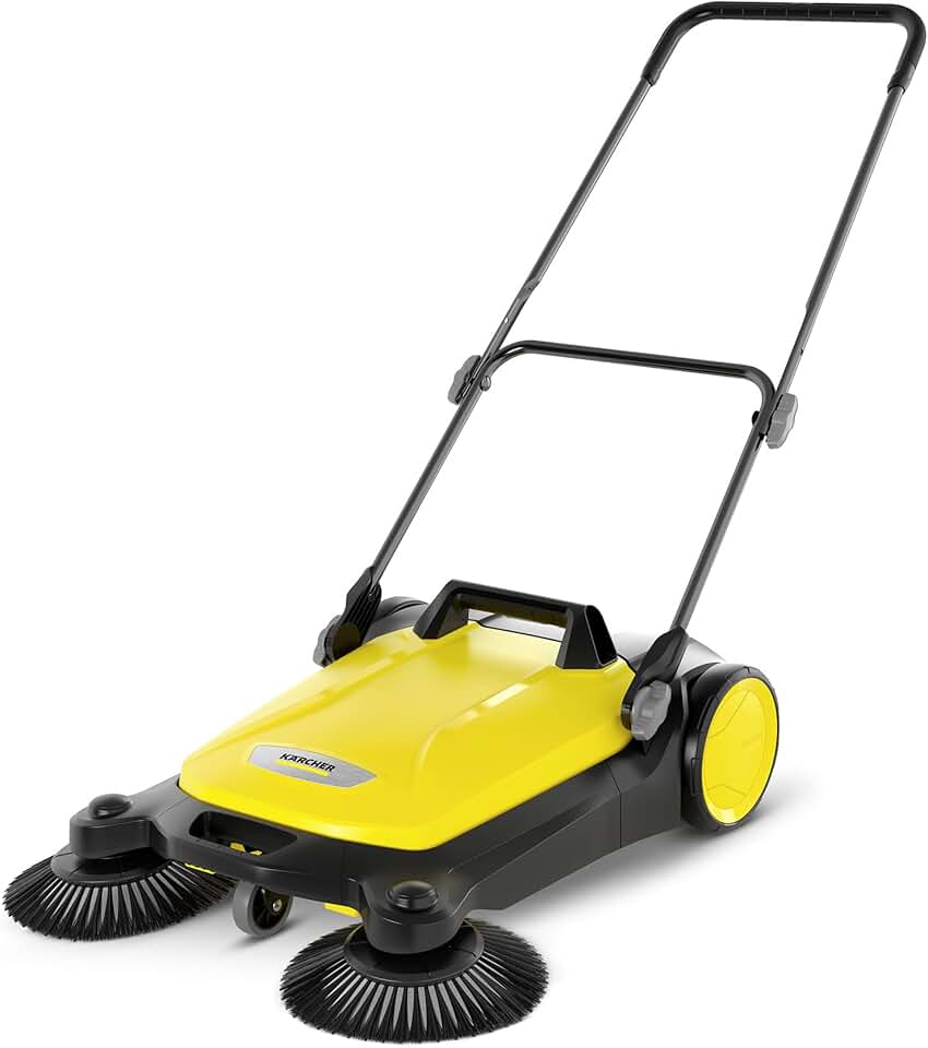 bleujardin - S 4 balai mécanique, 68cm, capacité 20L, noir/jaune - 1.766-360.0