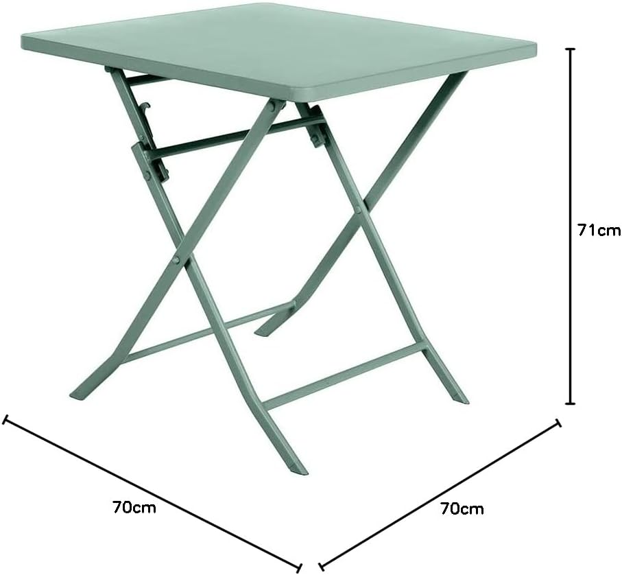 bleujardin - Greensboro - 2 places - acier antirouille, pliant, vert olive