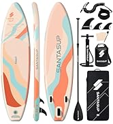 bleujardin Tableau Gonflable Stand Up Paddle avec Accessoires Sup, Pont EVA antidérapant, Tableau L...