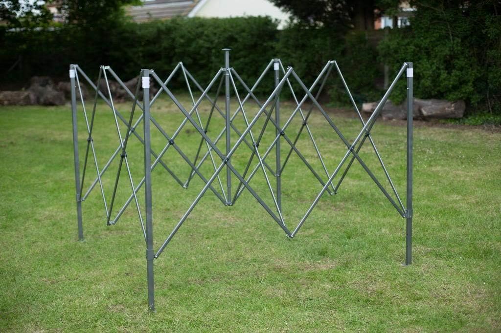 bleujardin - Tonnelle pliante série standard - 3x3m - robuste, étanche, accessoires inclus
