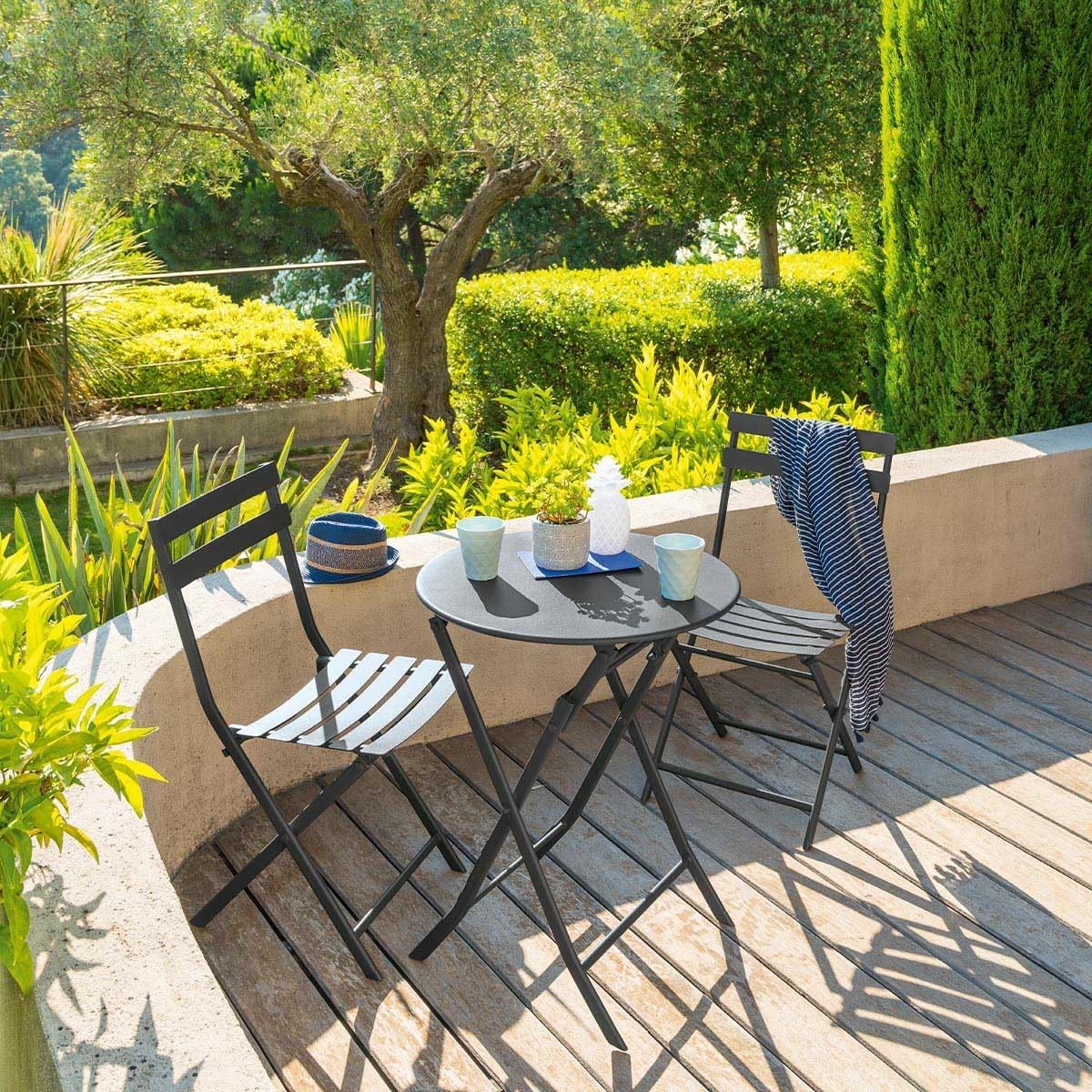 bleujardin - Greensboro série - Ø 60 cm - Acier époxy antirouille renforcé