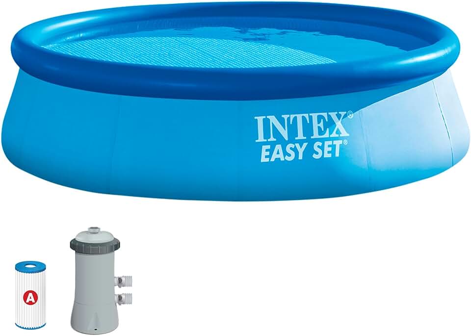 bleujardin - Easy Set autoportante - 3,66 x 0,76 m - kit piscinette