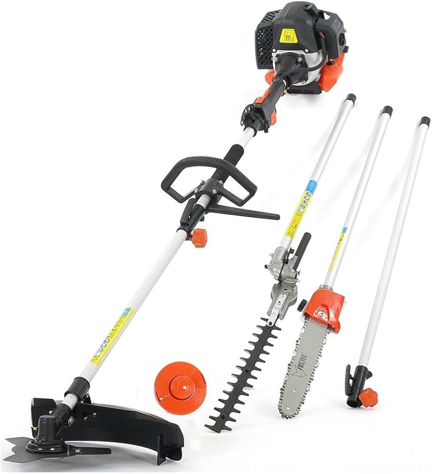 bleujardin - débroussailleuse 52cm³ 3CV, multifonction thermique, rallonge 1m, FX-MT152E