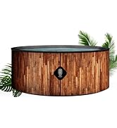 bleujardin Bali Spa Gonflable| 180 cm de diamètre | 1100 litres | Moteur 2040 W | Jusqu'à 6 Personn...