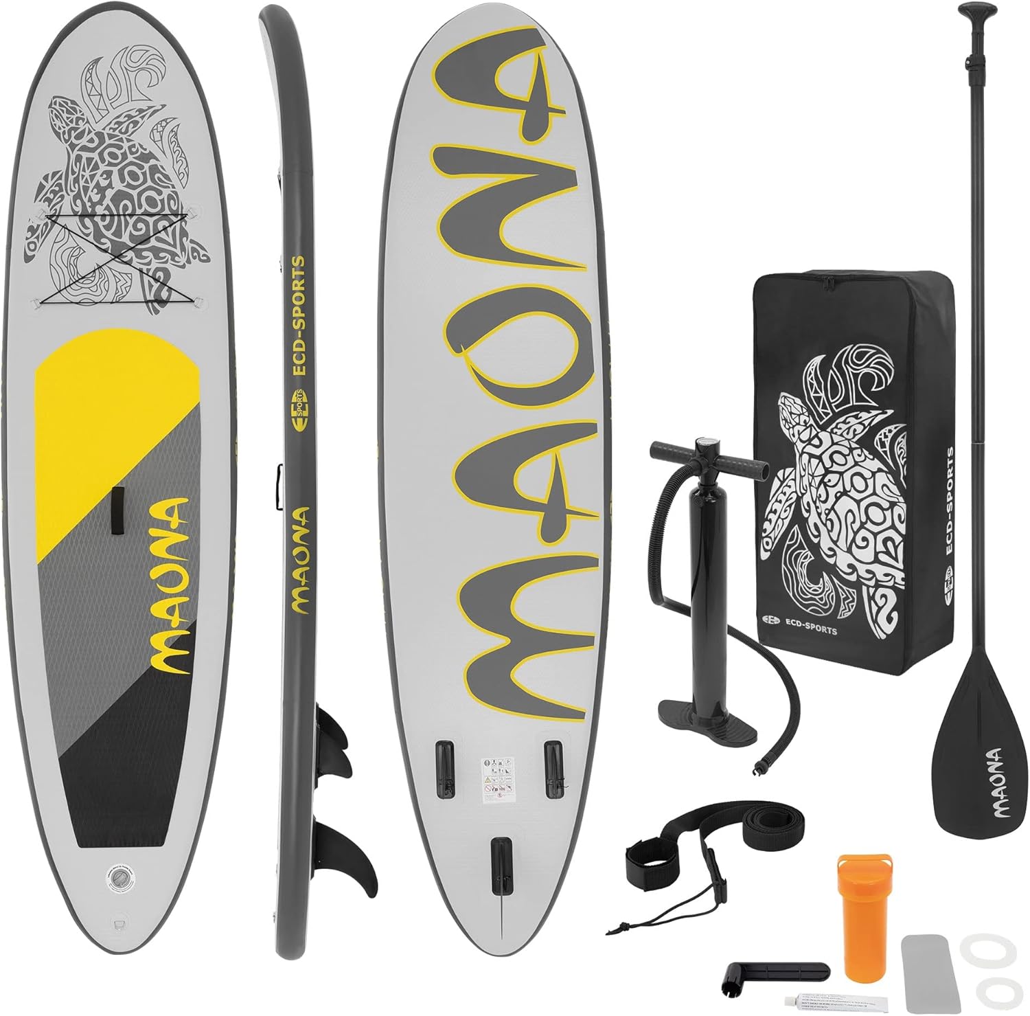 bleujardin - SUP gonflable série Stand Up - 305/308/320/380 cm - PVC, 120/150 kg, 10/15 cm d'épaisseur