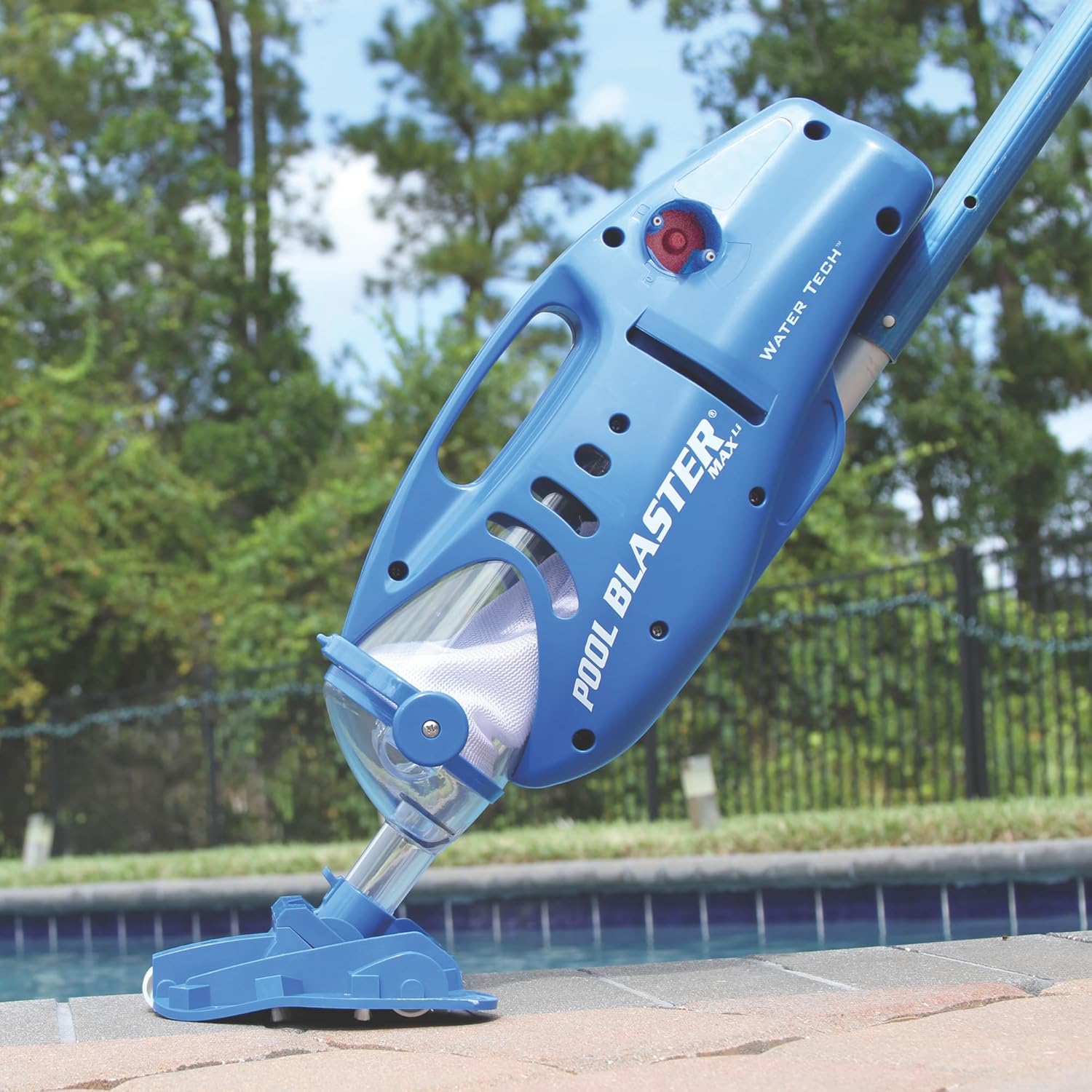 Water Tech bleujardin Max Li Aspirateur de piscine, aspirateur de piscine sans fil avec moteur P30, aspirateur à main pour piscine et spa