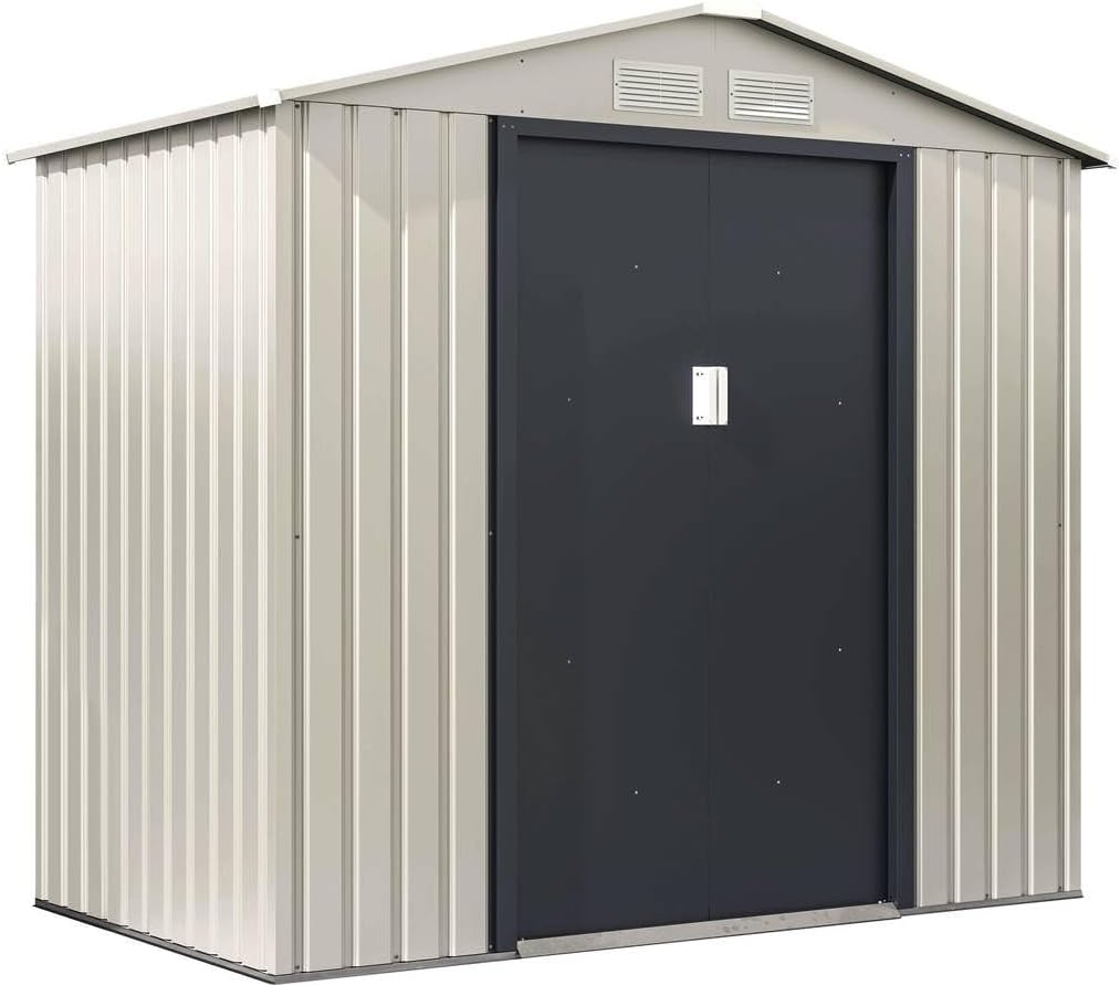 bleujardin - Nebraska - abri métal 4,07 m² - double porte