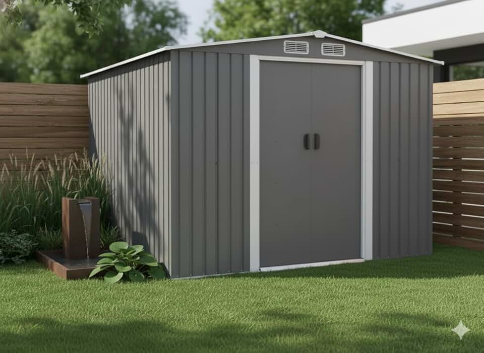 bleujardin - Jura - 6.66 m² - Abri métal robuste rangement jardin