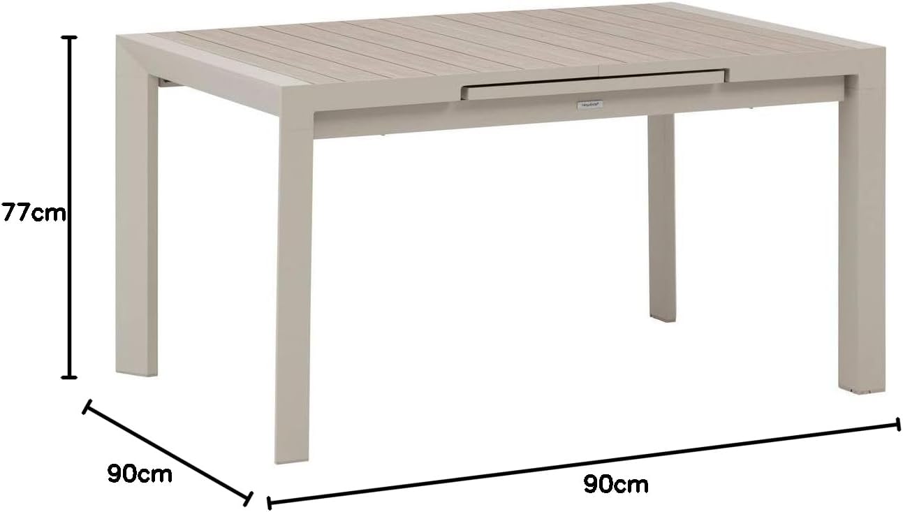 bleujardin - Evasion - 8 places extensible - aluminium effet bois