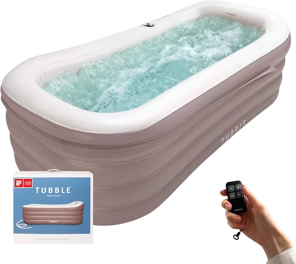 bleujardin - Cuzi Spa Ambient Taupe - 255 L - Spa gonflable, massage bulles