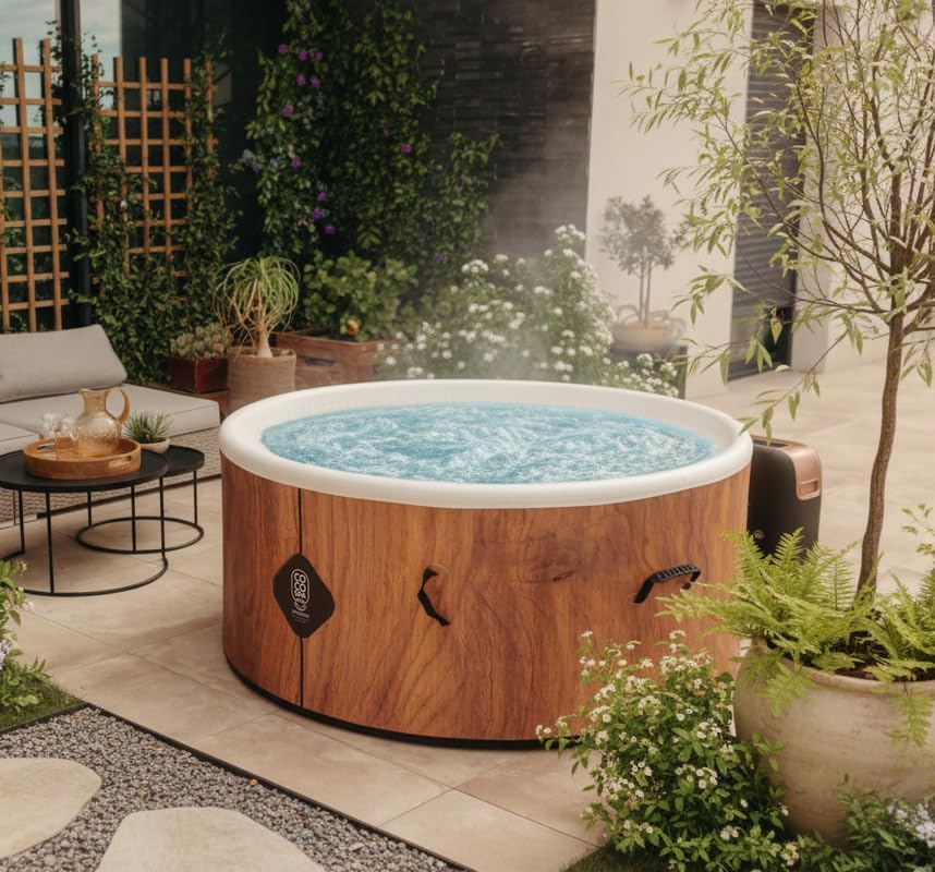 bleujardin - Spa Gonflable 150 cm - 800 L - 140 jets - 2240 W