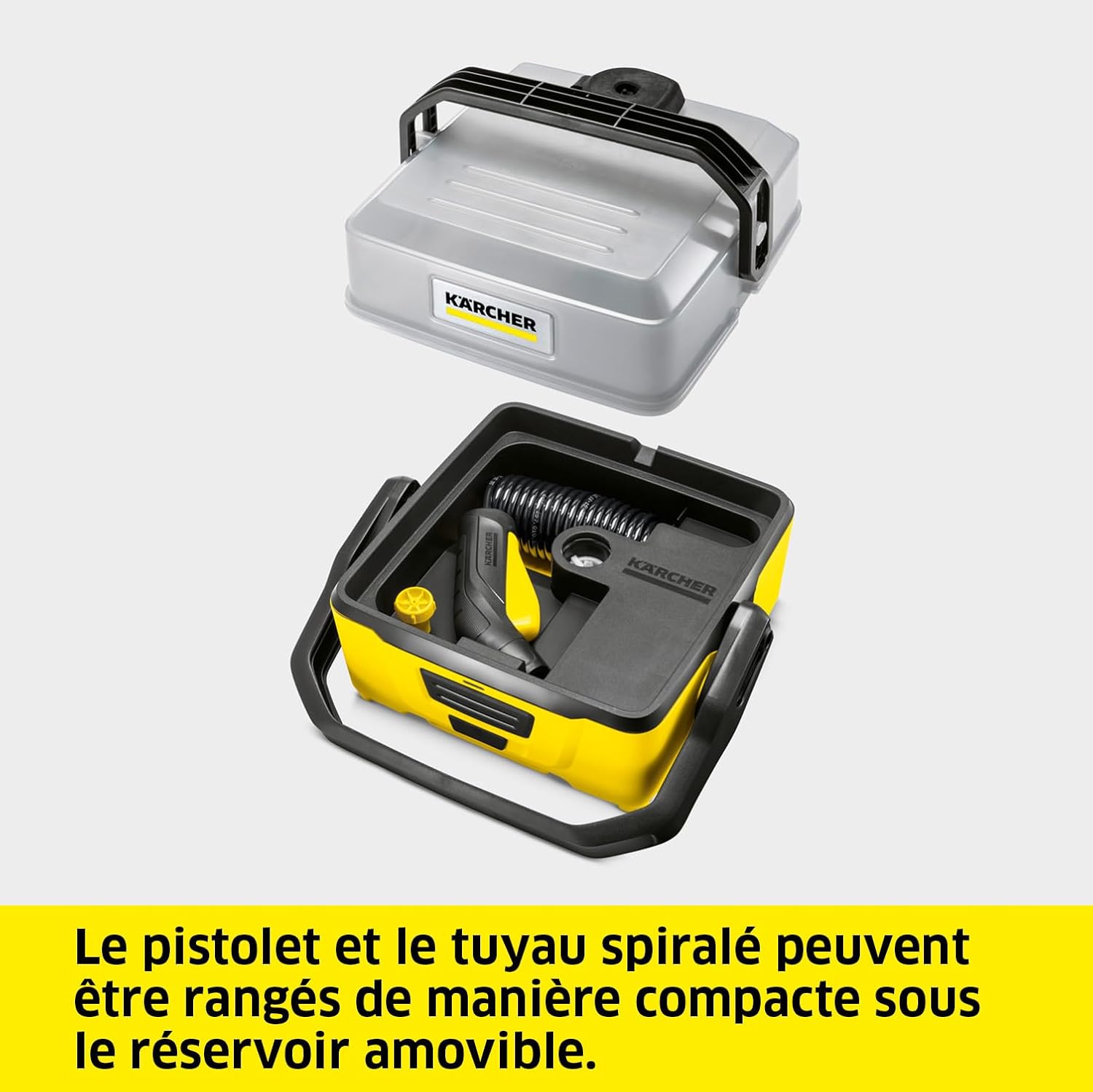 bleujardin - OC 3 - 2,2 kg - basse pression, batterie Lithium-Ion, 4 L, tuyau 2,8 m