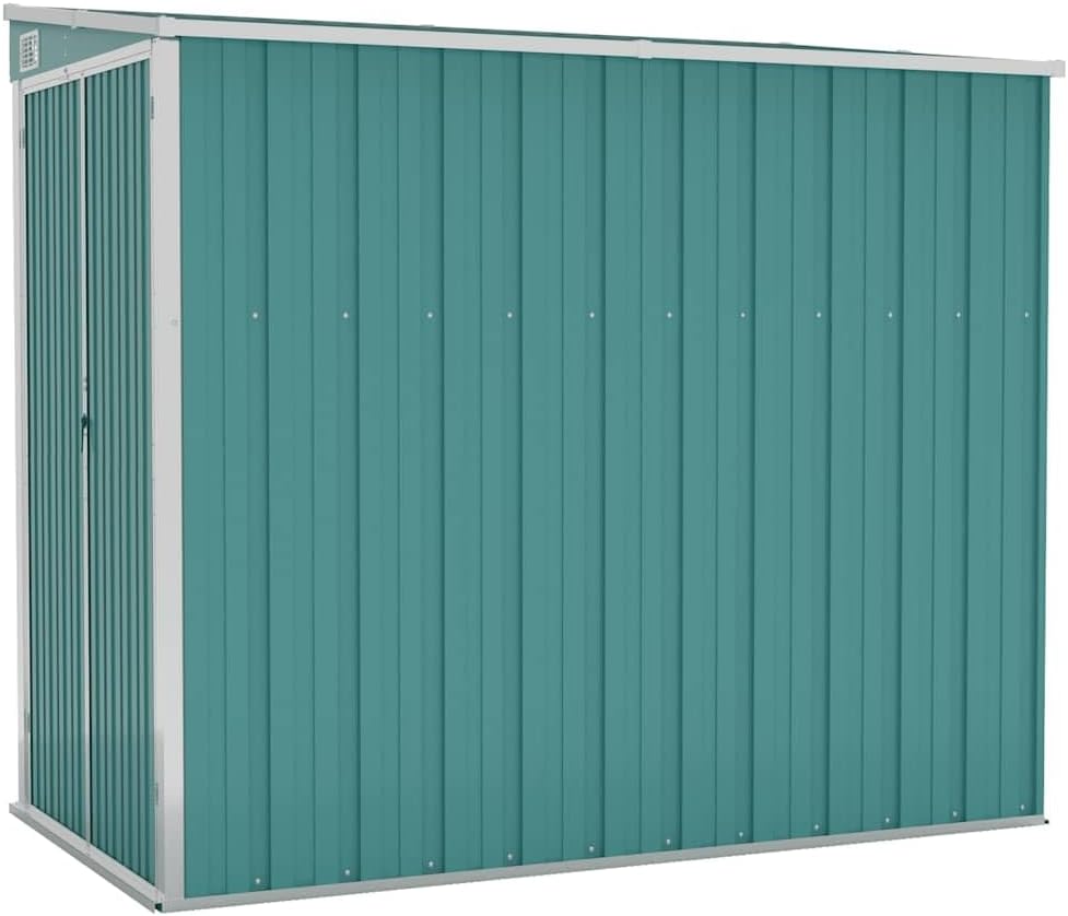 bleujardin Abri de Jardin Mural Vert 118x194x178 cm )