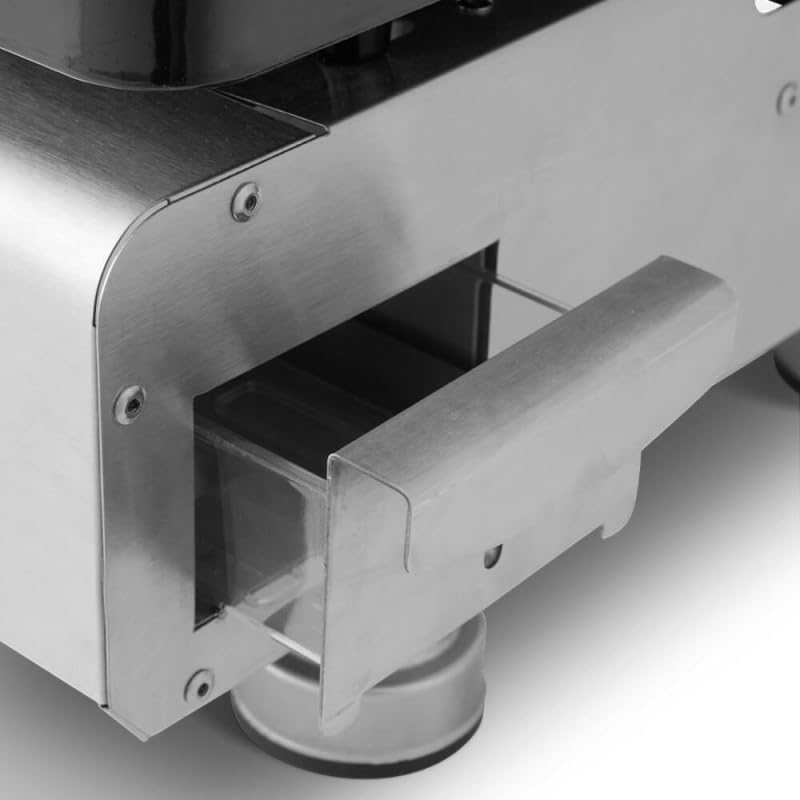 Favex - Plancha Silvia II Evo - 67x34 cm - 3 feux, fonte émaillée Stable Flame, 8-10 convives, Clear Flow