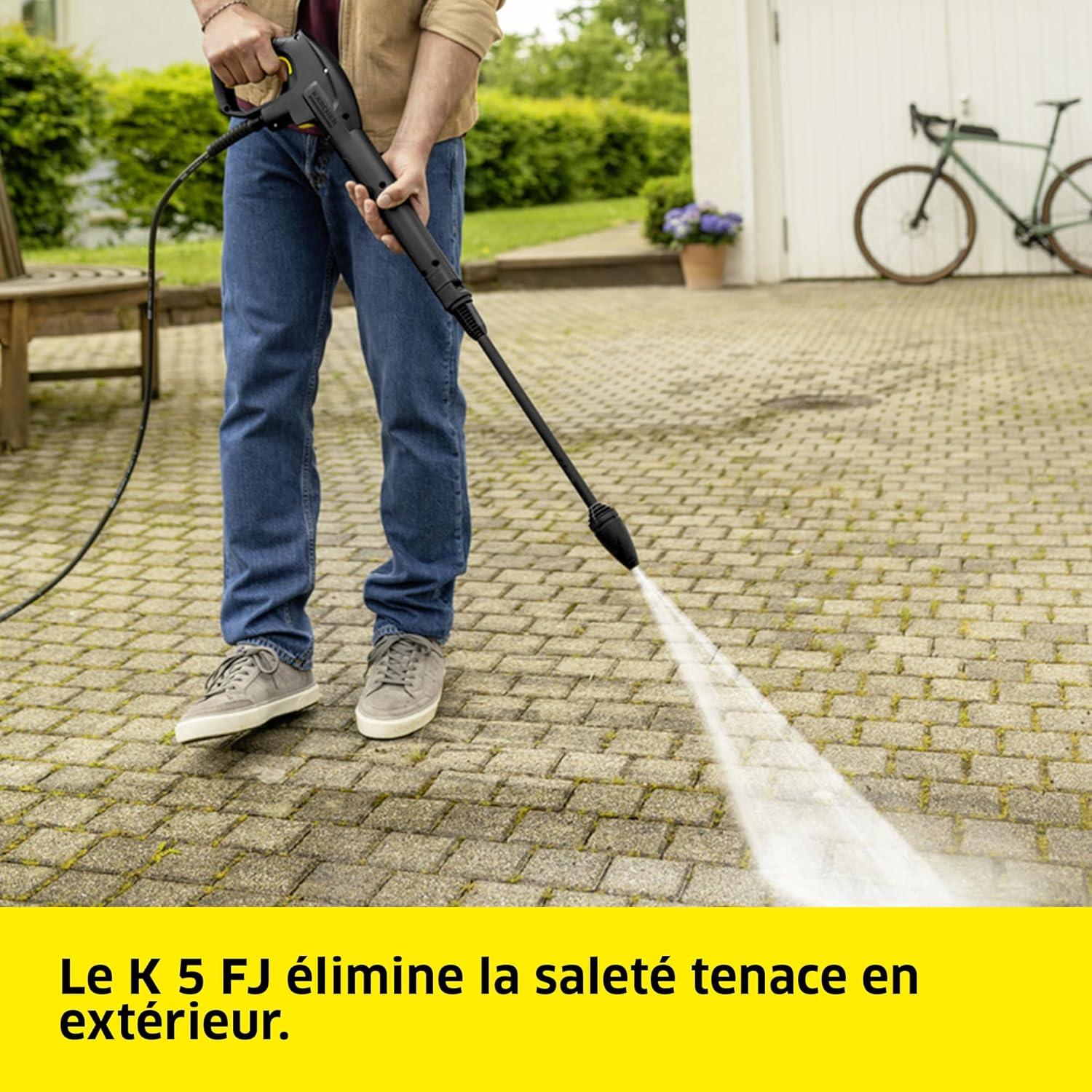 bleujardin - K 5 - 145 bar, 500 l/h, 40 m²/h, 6.3kg, rotabuse, FJ