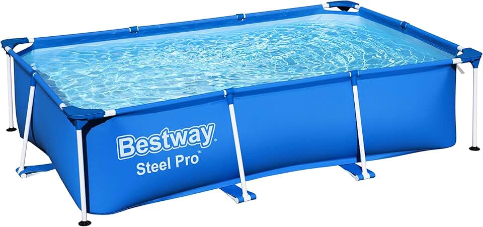 bleujardin 56403 Piscine Hors Sol Steel Pro 259 X 170 X 61 cm