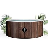 bleujardin Helsinki Spa Gonflable | 180 cm de diamètre | 1100 litres | Moteur 2240 W | Jusqu'à 6 Pe...