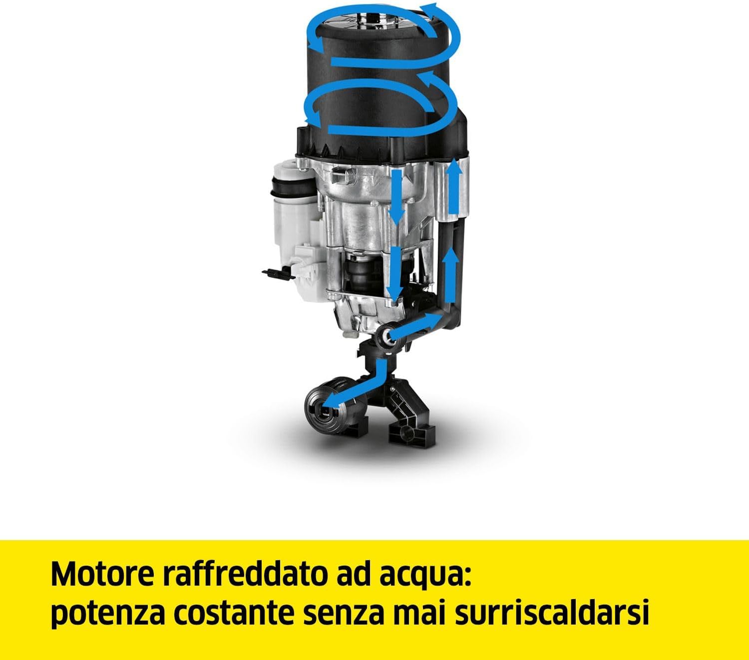 bleujardin Nettoyeur Haute Pression K 5 Premium Power Control, Pression : max. 145 bar, Débit : 500 l/h, Surface : 40 m²/h, Poids : 13,9 kg, Flexible et Pistolet Haute Pression, Rotabuse, Lance