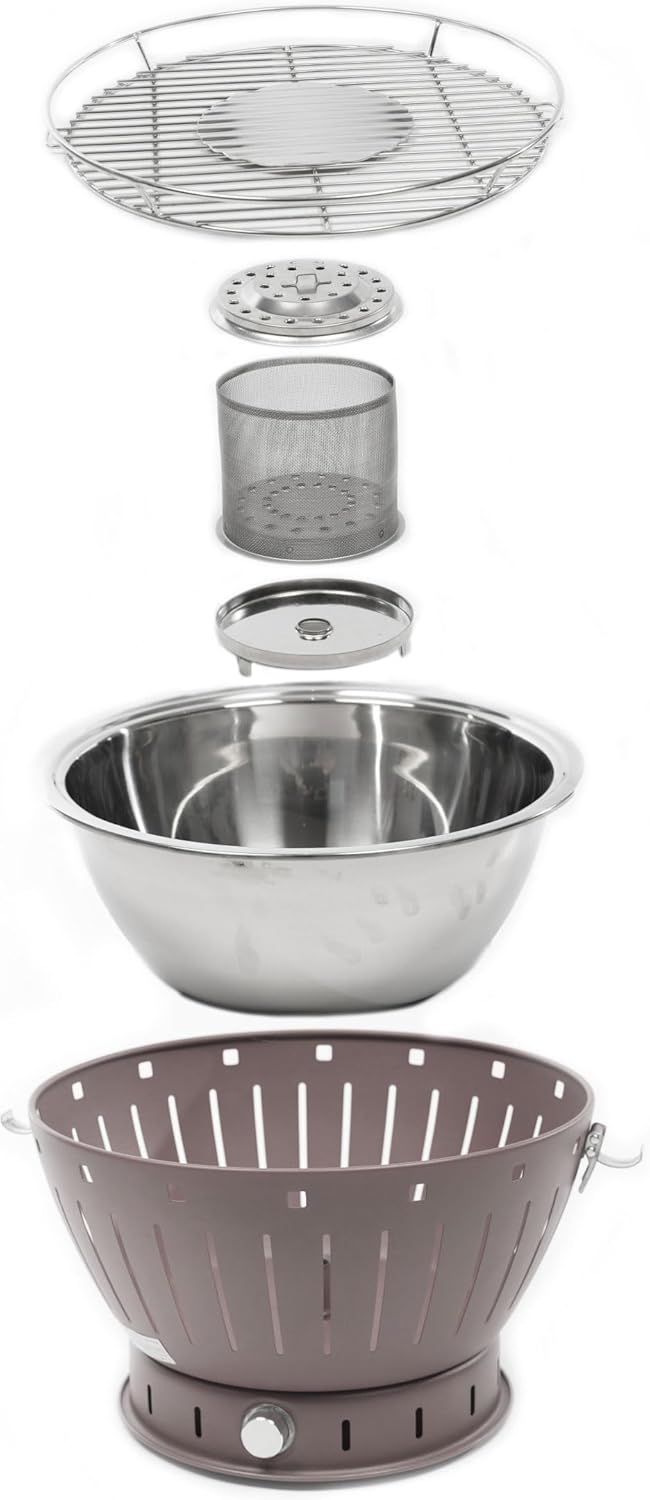 Mapa - Grill portable sans fumée - 35cm - Charbon de bois