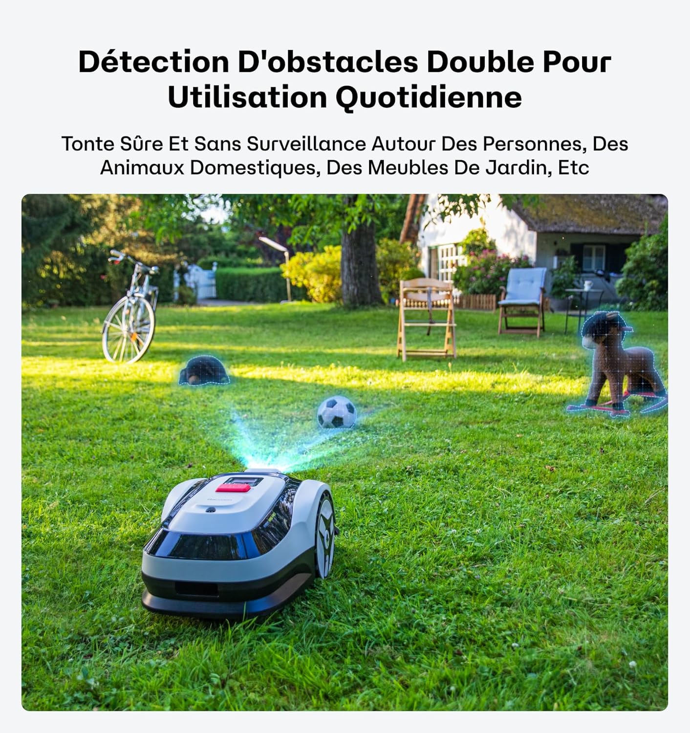 Raccoon - 2 SE Série - 600m² - robot tondeuse intelligent, 5Ah, longue autonomie, Raccoon 2 SE