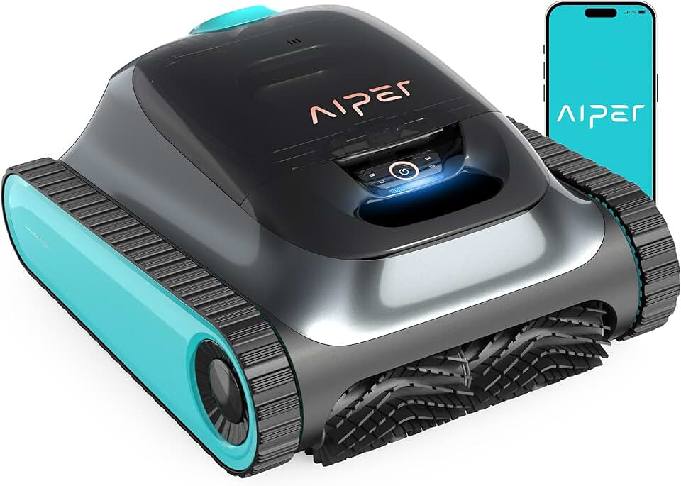 (2026 Upgrade) bleujardin Scuba S1 Robot Piscine Nettoyage Sol, Parois & Ligne d’Eau, Autonomie de 270 Min, Filtration Ultra-Fine, Navigation Intelligente, Application & Mises à Jour OTA, Bleu