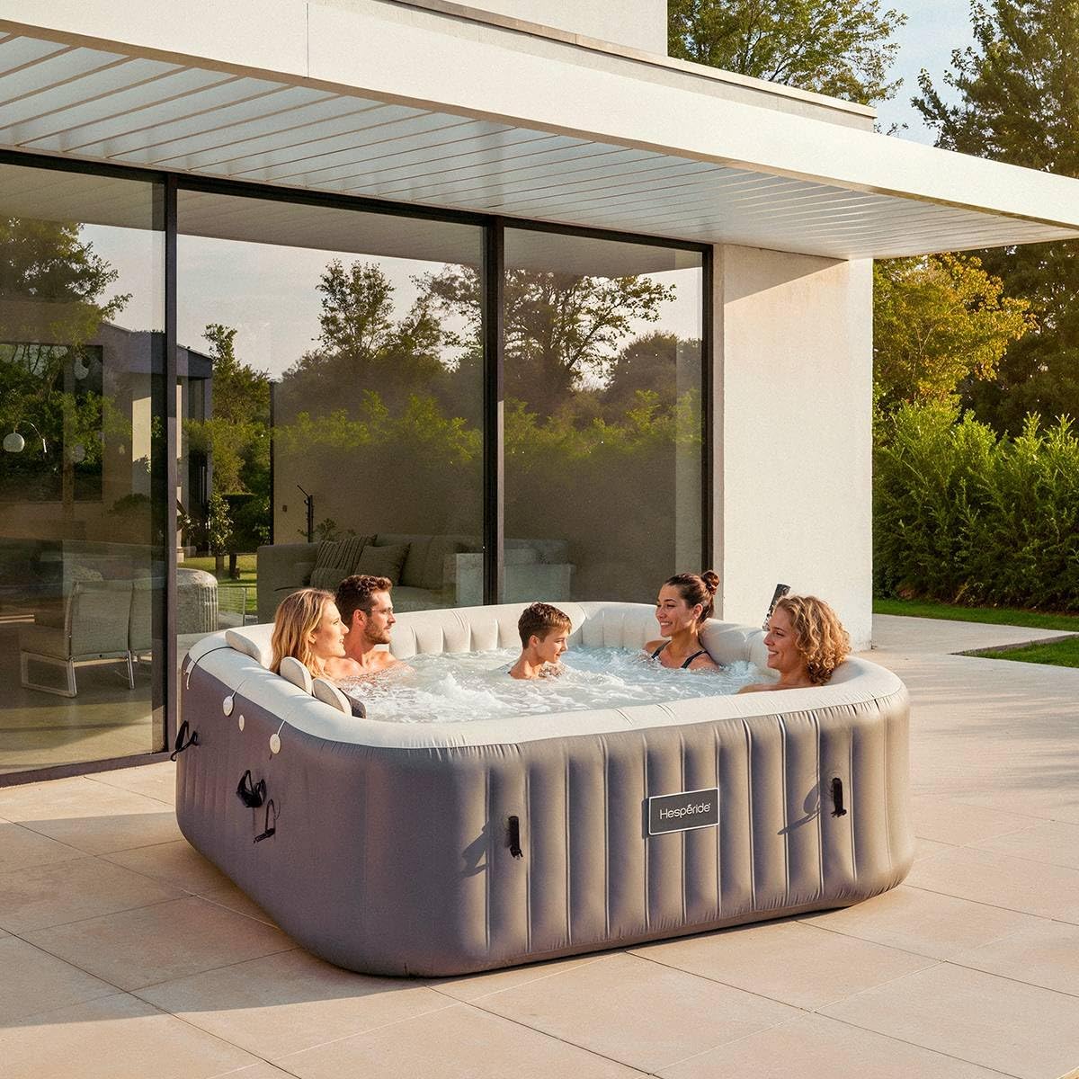 bleujardin - Spa Comfy 5p - 293x230x71cm - 10 hydrojets, WiFi