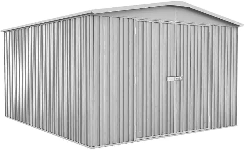 bleujardin – Abri de jardin métal – 11 m² – résistant, spacieux