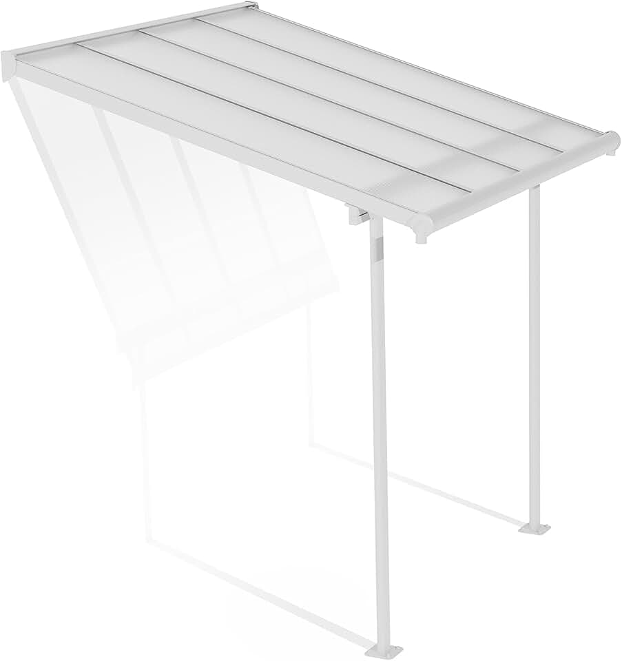 bleujardin - Sierra - 5 m² - aluminium & polycarbonate, terrasse, blanc